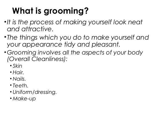 Is grooming What